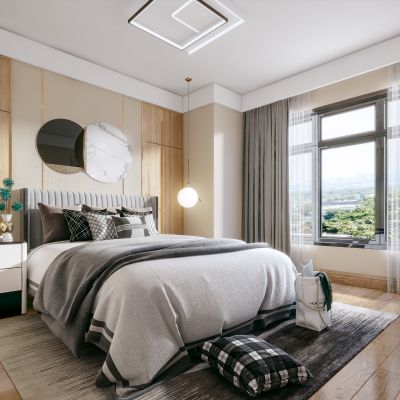 现代卧室
