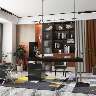 现代风格书房