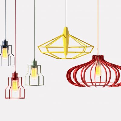 工业风铁艺吊灯