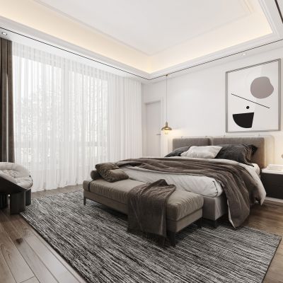 现代卧室