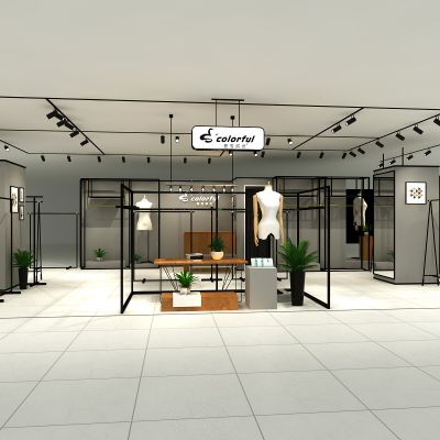 现代风服装店