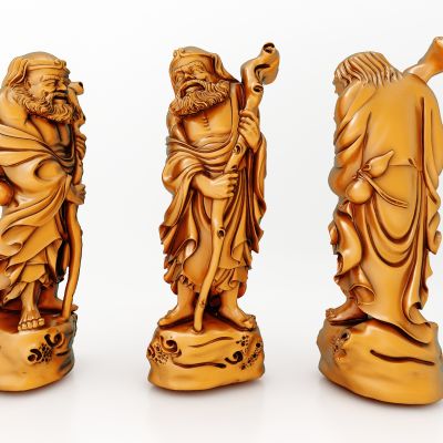 中式风格佛像雕塑