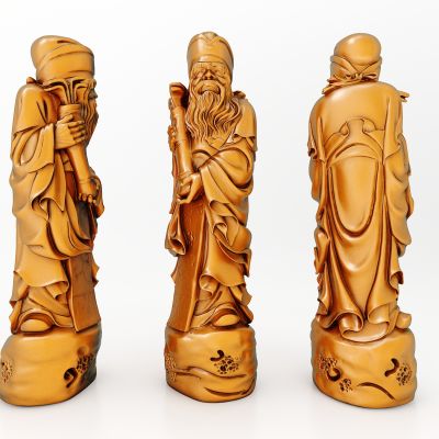 中式风格佛像雕塑