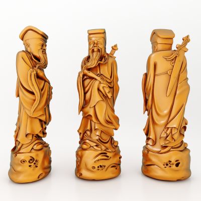 中式风格佛像雕塑