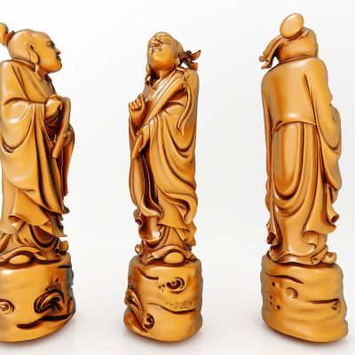 中式风格佛像雕塑