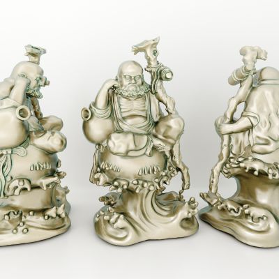 中式风格佛像雕塑