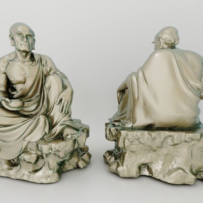 中式风格佛像雕塑