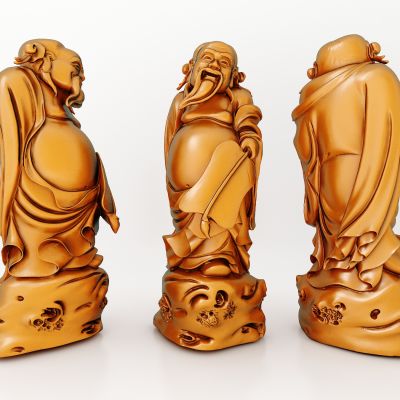 中式风格佛像雕塑