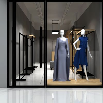 现代服装店