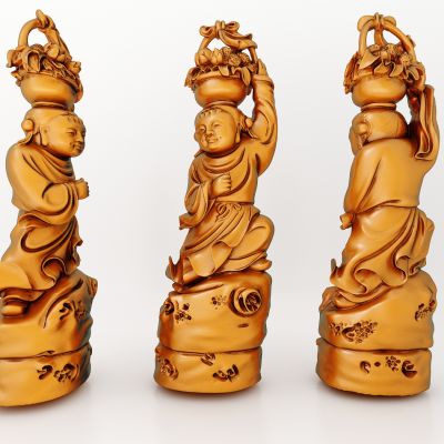 中式风格佛像雕塑