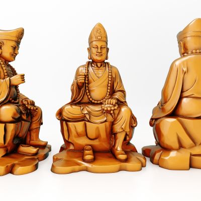 中式风格佛像雕塑