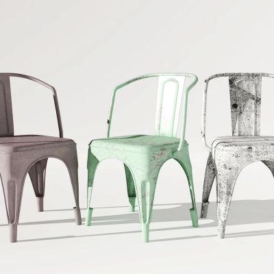 工业风餐椅 单椅