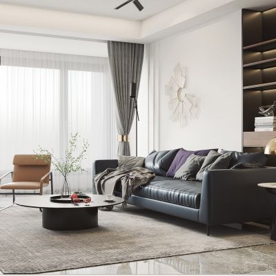 现代风格客厅餐厅