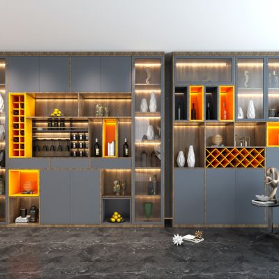 现代酒柜 置物柜 多功能柜