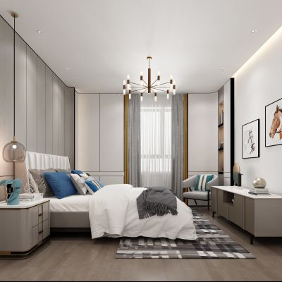 现代卧室