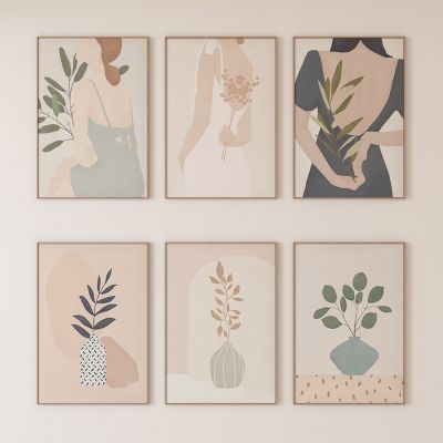 北欧抽象装饰画挂画