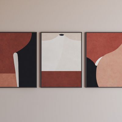 现代抽象装饰画挂画