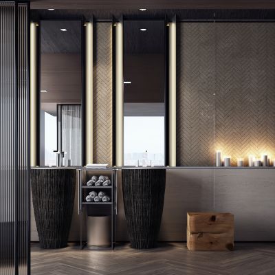 现代工业风洗手盆洗手台