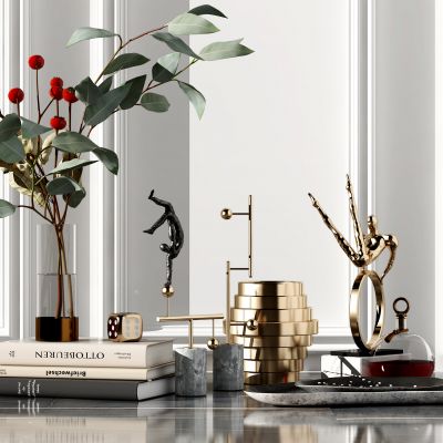 现代花瓶雕塑摆件