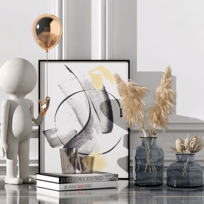 现代雕塑花瓶摆件