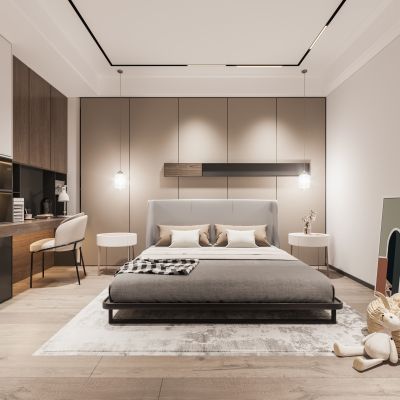 现代卧室