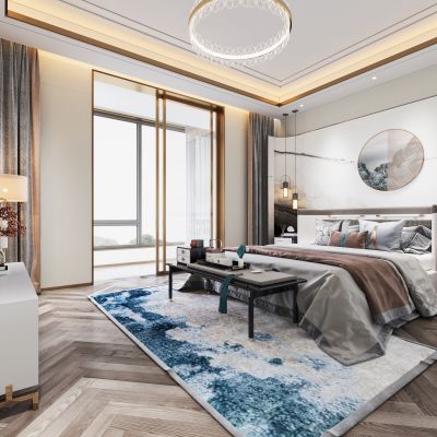 新中式卧室