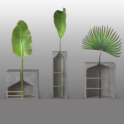 现代水泥罐装饰品