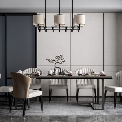 新中式餐厅餐桌椅