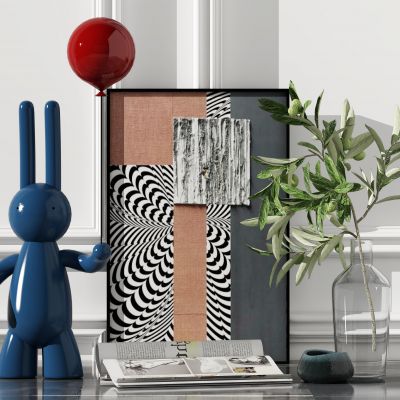 现代花瓶雕塑摆件