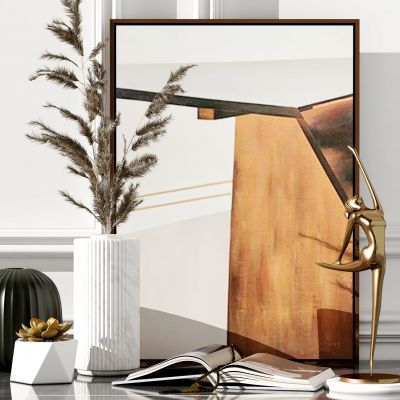 现代花瓶雕塑摆件