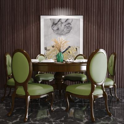 欧式风格餐桌