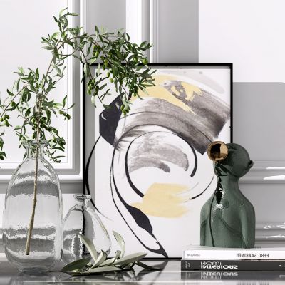 现代花瓶雕塑摆件