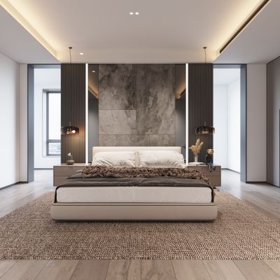 现代卧室
