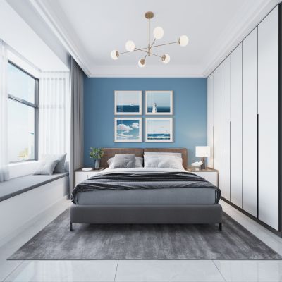 现代卧室