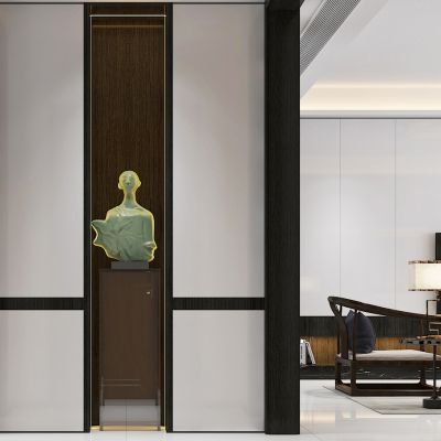 现代新中式简约客厅餐厅门厅沙发桌椅组合