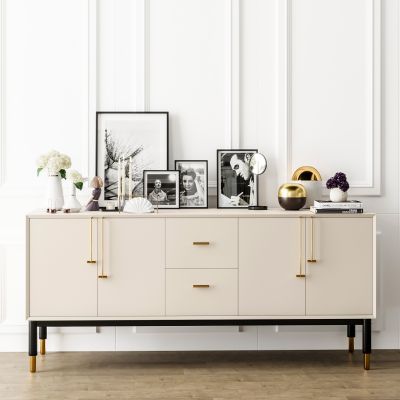 现代轻奢玄关柜边柜