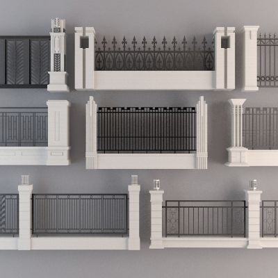 欧式栏杆 围墙 栅栏