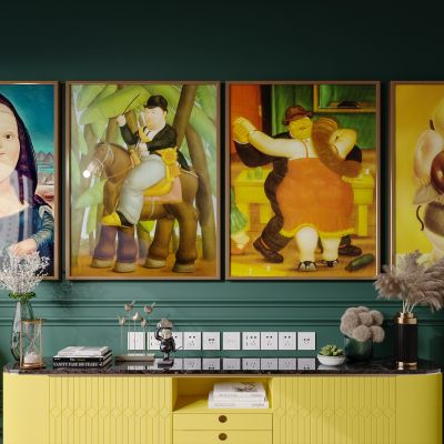 北欧现代简约轻奢风格电视柜组合