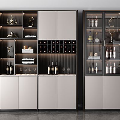 现代酒柜组合