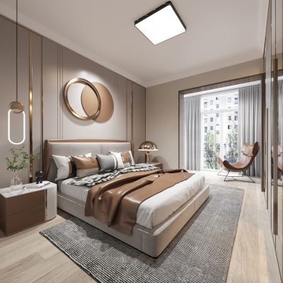 现代卧室