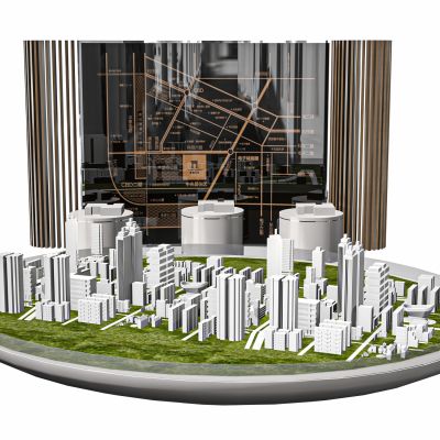 现代售楼处沙盘