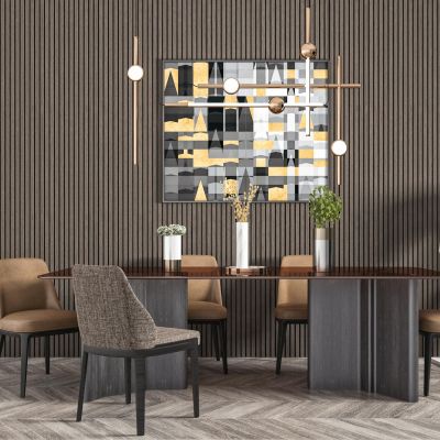 现代餐厅餐桌椅