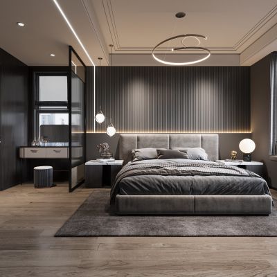 现代卧室