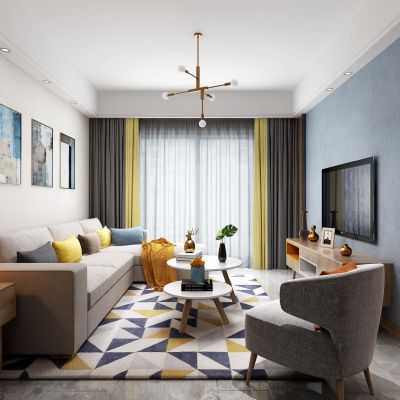北欧客厅