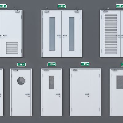 现代公共安全门消防门