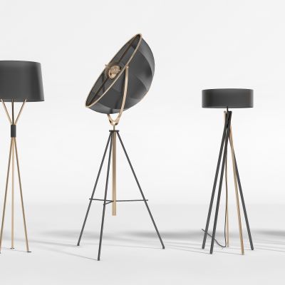 现代简约轻奢落地灯组合