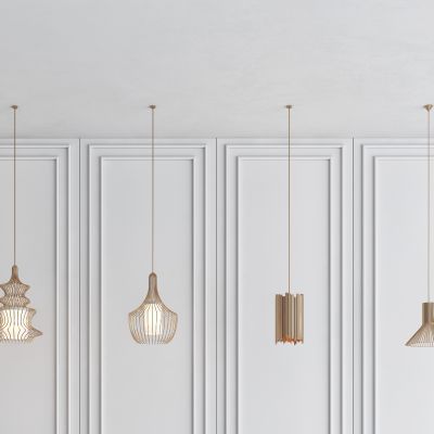 现代新中式简约壁灯组合