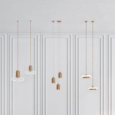 现代轻奢简约床头小吊灯组合