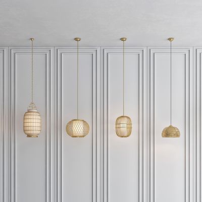 现代新中式简约壁灯组合