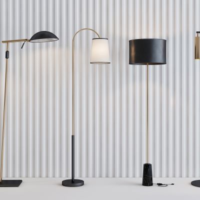 现代简约轻奢落地灯组合